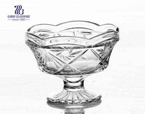 أطباق حلوى توليب VTG Clear Ice Ice Cream Sundae Cup Parfait