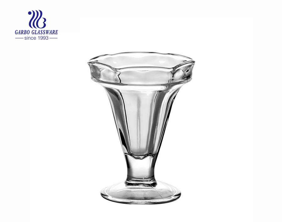 VTG Tulip Dessert Gerichte Klarglas Eisbecher Cup Parfait