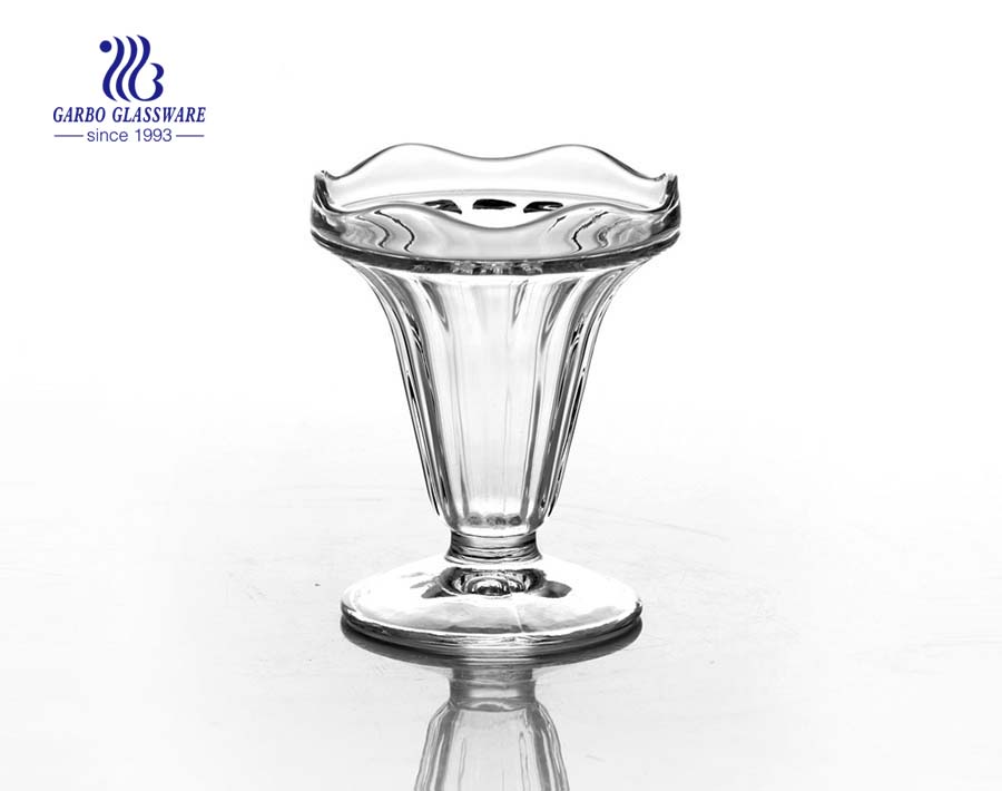 VTG Tulip Dessert Gerichte Klarglas Eisbecher Cup Parfait