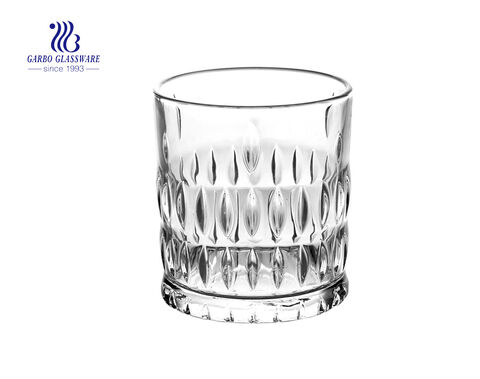 Gobelets en verre 11oz pour boire du vin de whisky avec le prix usine