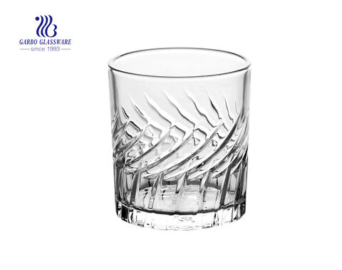 11oz glass tumblers for whisky wine drinking with factory price