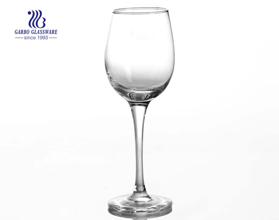 Nuevos vasos de cristal transparente de 195 ml Vaso de vino de cristal