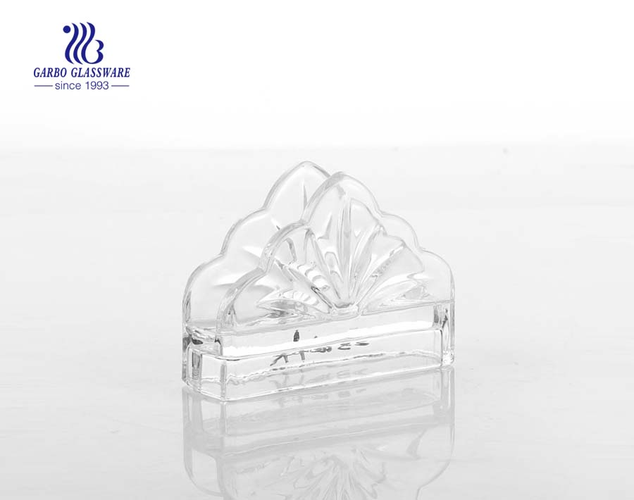 Держатель для салфеток из декоративного стекла Garbo Crystal идеально подходит для хранения салфеток на столе