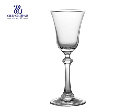 Elegante copa de vidrio de copa de vino de cristal sin plomo de 4.4 ml de 125 oz