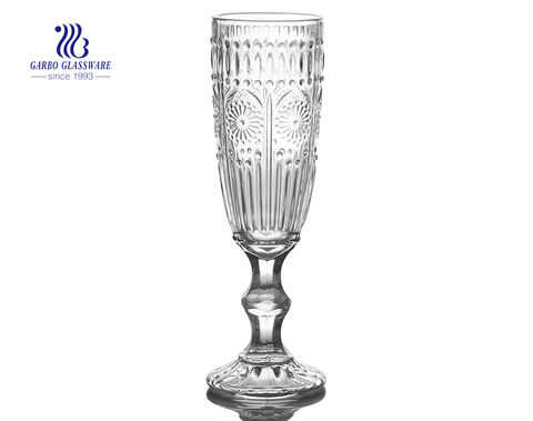 165ml champange glass flute engraved goblet for wedding using