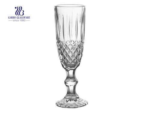 165ml champange glass flute engraved goblet for wedding using