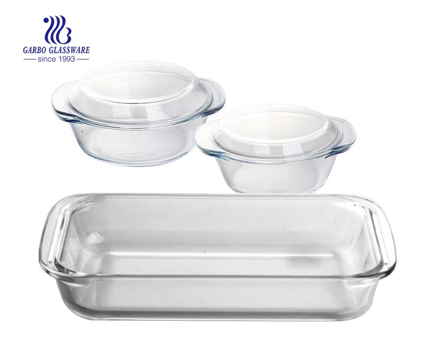 Kitchen Supply 13.15 Zoll ovale Backform aus Glas