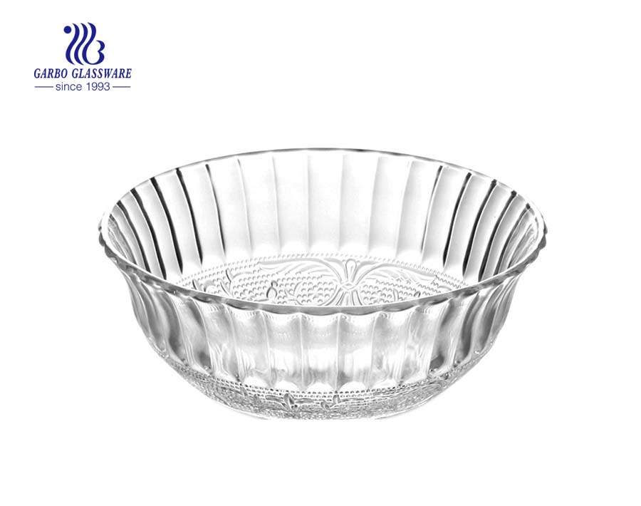 Factory Direct 350ml Glass Salad Fruit Bowl with no Lid