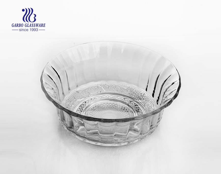 Factory Direct 350ml Glass Salad Fruit Bowl with no Lid