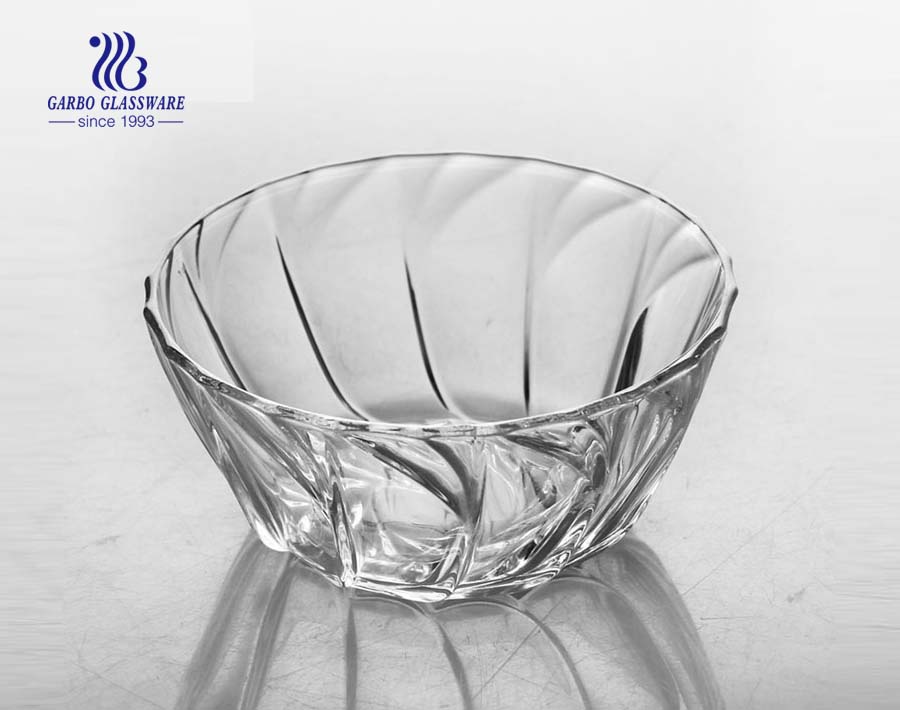 Factory Direct 350ml Glass Salad Fruit Bowl with no Lid