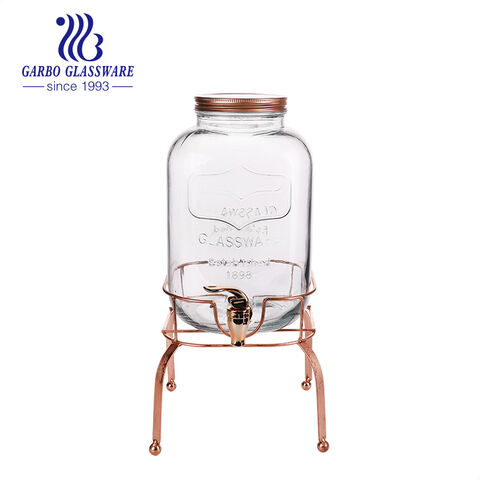 Buy Wholesale China Glass Cold Drink Dispenser Glass Jug Glass