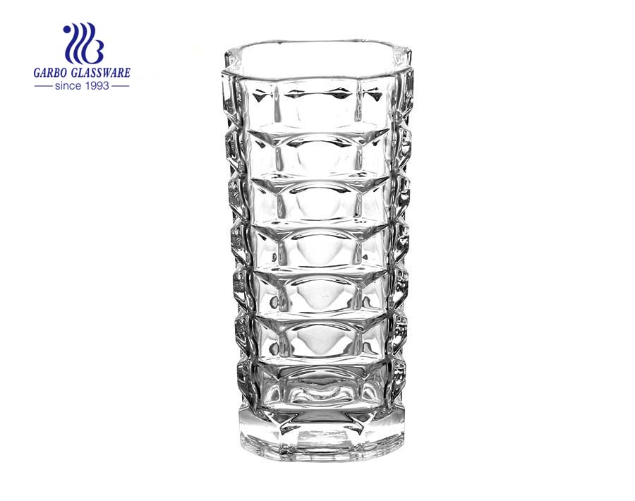 Clear Simple Room Table Decoration Glass Vase 