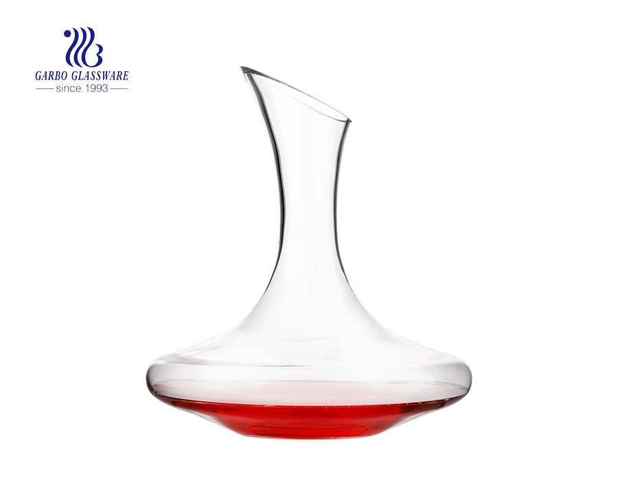 Decanters personalizados em forma de OEM de vidro de vinho com logotipo especial