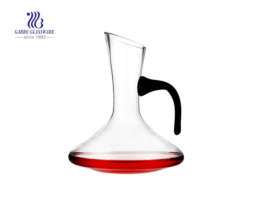 Decanters personalizados em forma de OEM de vidro de vinho com logotipo especial