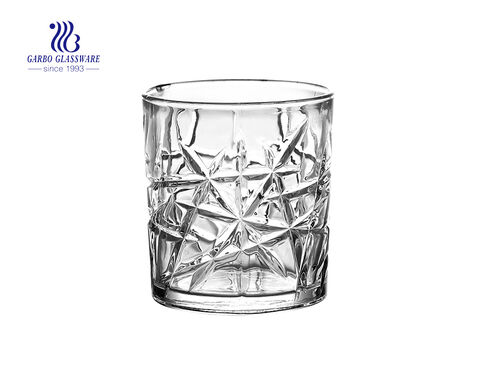 Vasos de whisky de vidrio de 230 ml para beber vino en la fábrica china