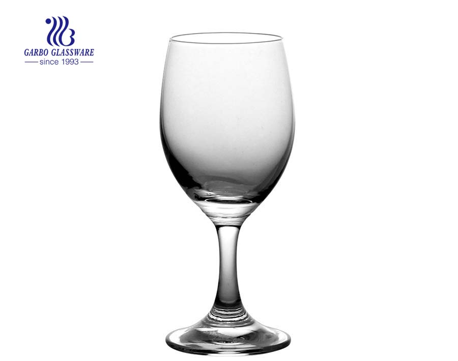 High quality 480ml big goblet crystal glass stemware for tableware