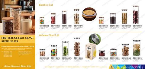 High Borosilicate Storage Jar ist ein Experte für die Aufbewahrung in der Küche