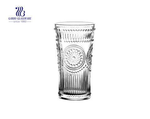 230ml glass highball juice tumbler with high white quality