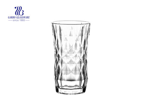 hot selling factory price fish designs 240ml glass juice tumbler 