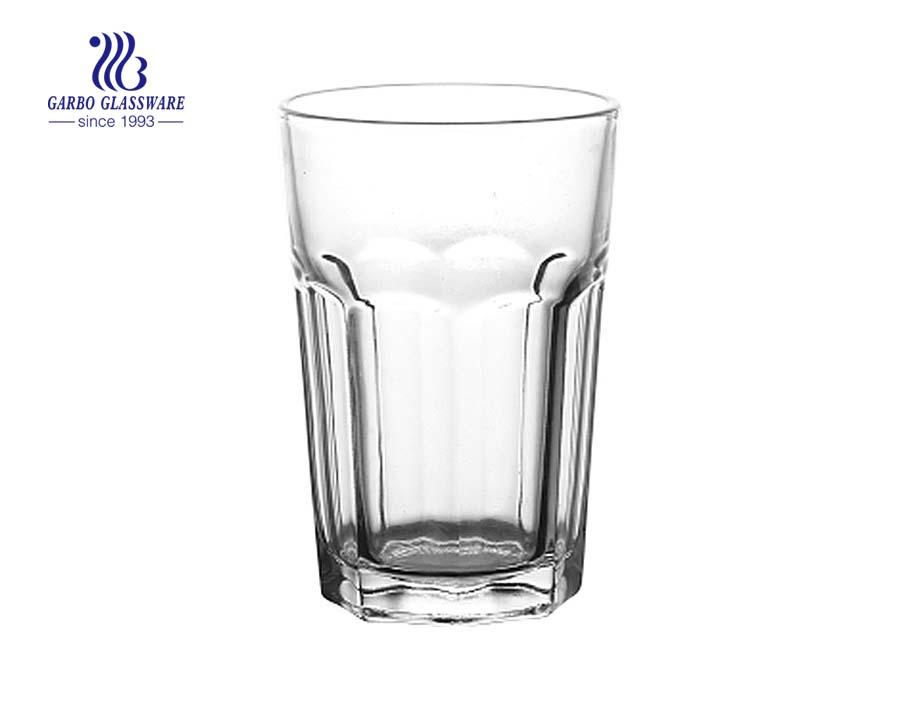 14oz high quality water drinking rock glass tumbler 