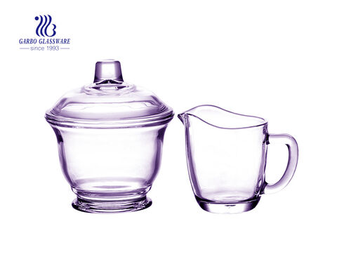 China wholesale beautiful tea drinking glass cup set 