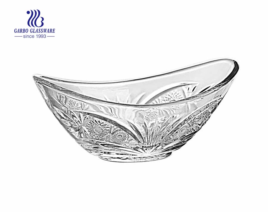 Classic engraved ice cream bowl for dessert