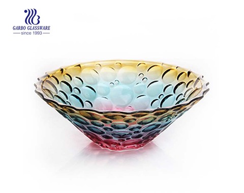 11.81'' Colorful Glass Bowl for Fruit Serving