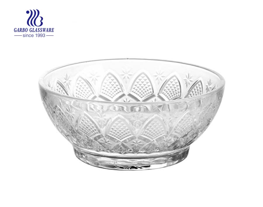 Decorative 5inch sun flower design glass bowl