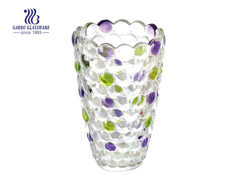 Colorful Large Glass Vase For Home Decoration