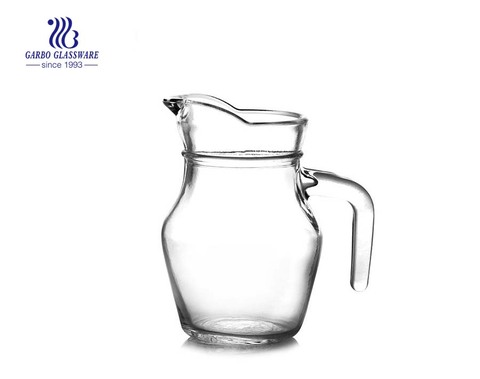 Classic in stock small glass pitcher 500ML beverage wine glass jug