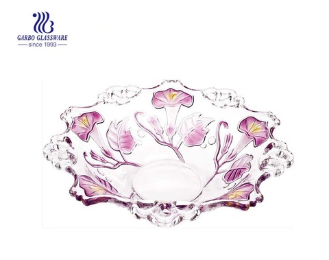 12.6'' Glass Bowl for Fruit Serving