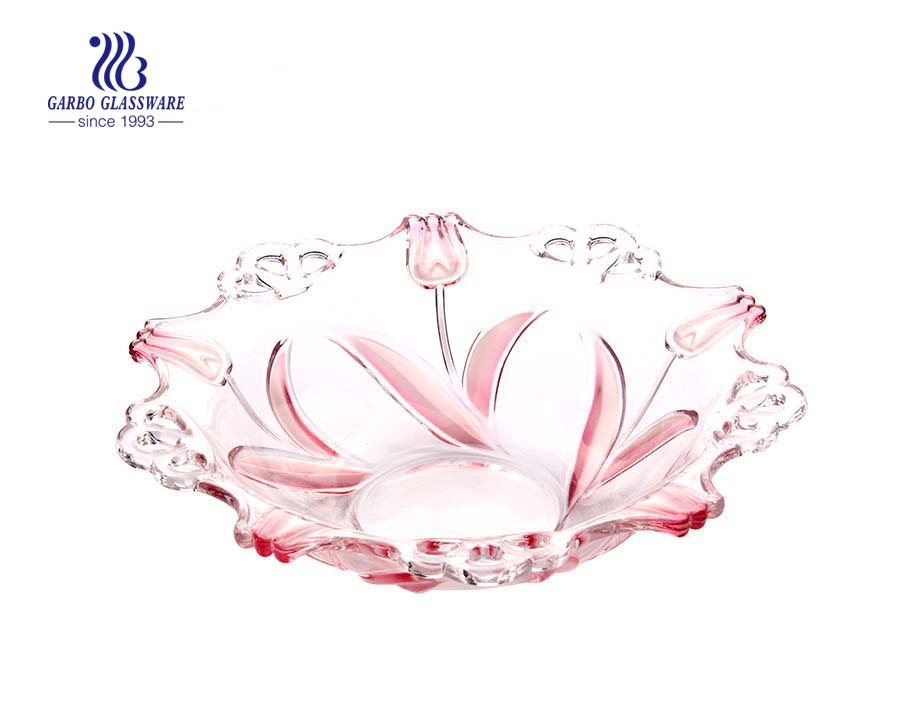 12.6'' Glass Bowl for Fruit Serving