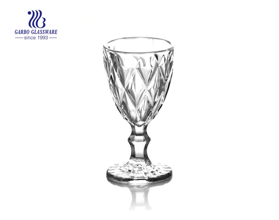 Porte-bougie en verre clair en forme de coupe vintage cadeau Selectinon