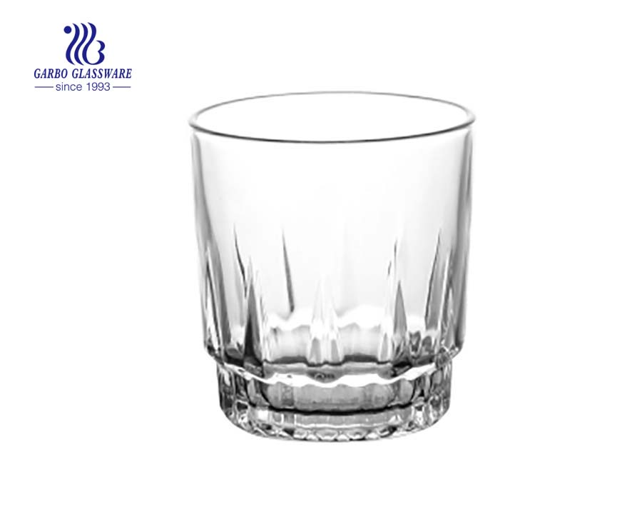 300ml gift water and coffee drinking glass tumbler 