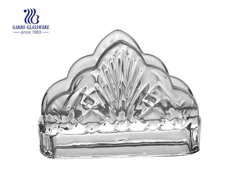 Servilletero de cristal decorativo Garbo crystal perfecto para sostener servilletas en la mesa