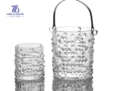 Venta al por mayor Diwali promoción alto vaso de hielo blanco buket set