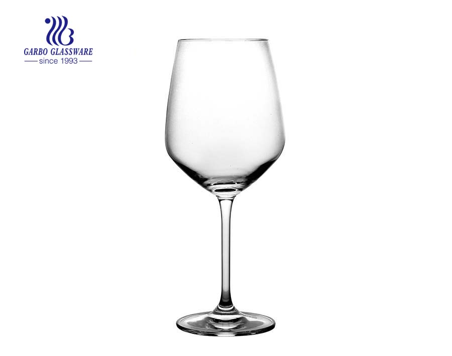 13oz facotry Wine Goblet Stemed pha lê bão ly cho nước trái cây và rượu