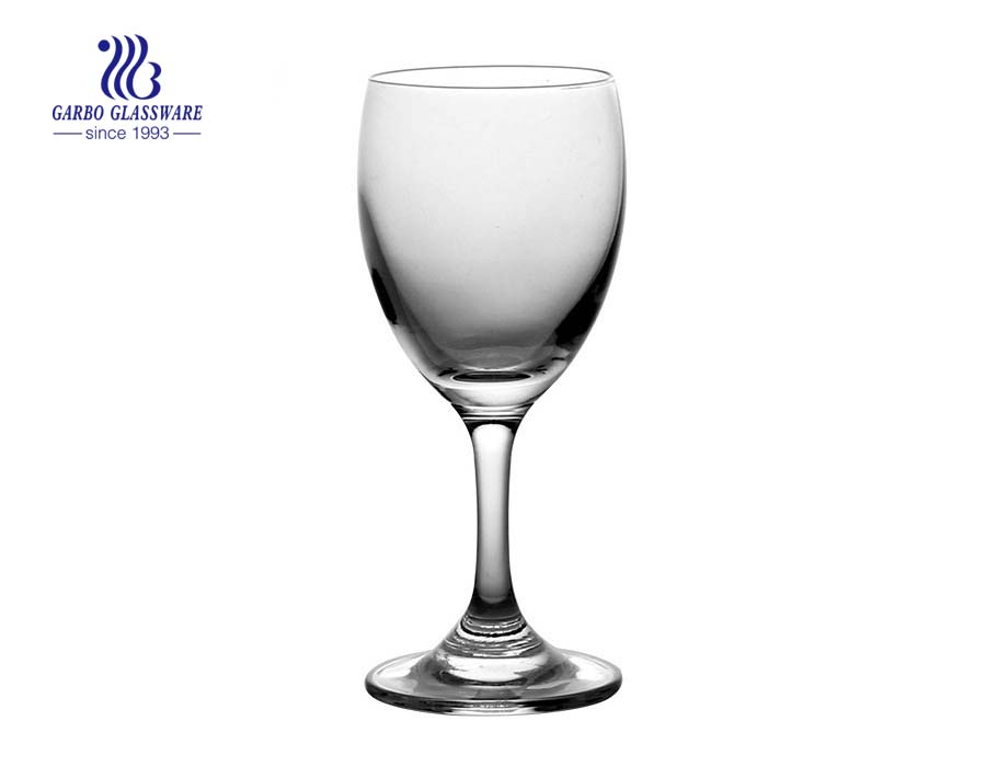 copo de cristal sem chumbo dos cálices do vidro de vinho para produtos vidreiros do casamento