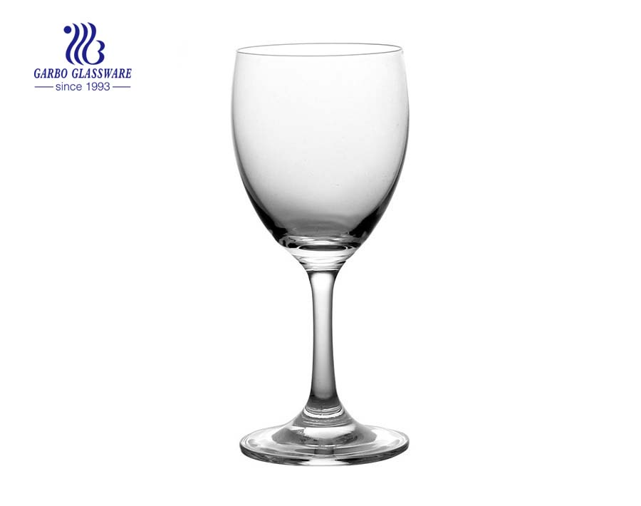 copo de cristal sem chumbo dos cálices do vidro de vinho para produtos vidreiros do casamento