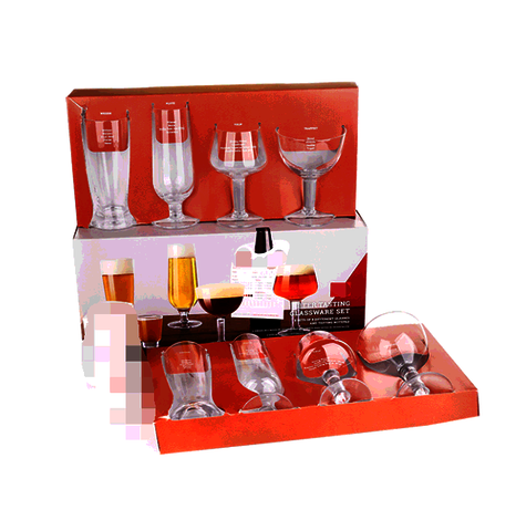Handmade glass and machine made glassware