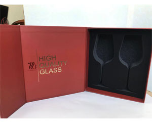 glass stemware Package Design