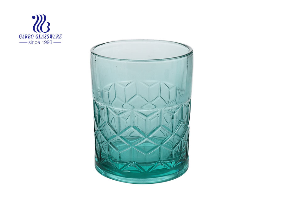 New Arrival Green  Fish Scale Glass Candle Holder 