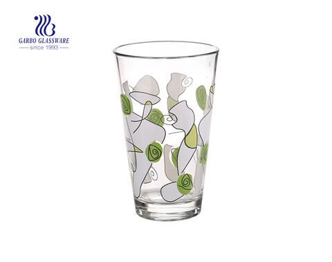 11oz printing and decals water and tea drinking glass cup 