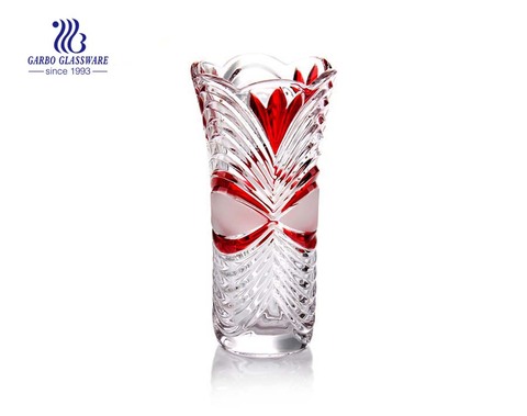 Customized Big Size Color Wedding Decorative Glass Vase 