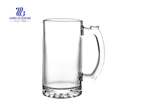 Venta caliente 16 oz grandes tazas de vidrio de cerveza para bar