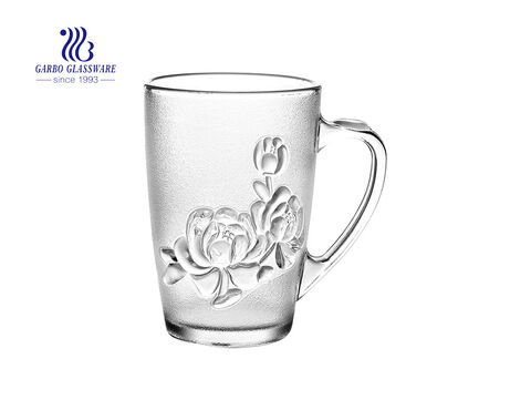 Venta caliente 16 oz grandes tazas de vidrio de cerveza para bar