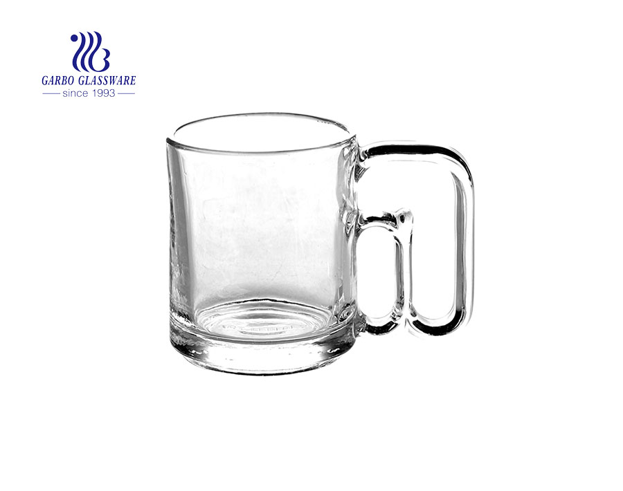 Tazas de vidrio de cerveza de piña de diseño clásico de 9 oz para restaurante