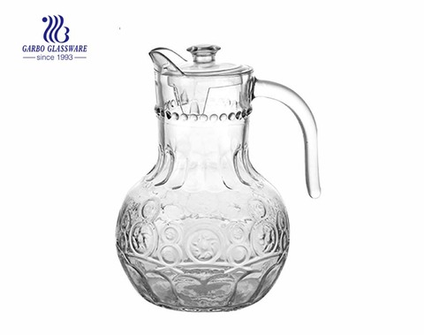 Football shape glass jug glass pitcher for wholesale China Chongqing factory