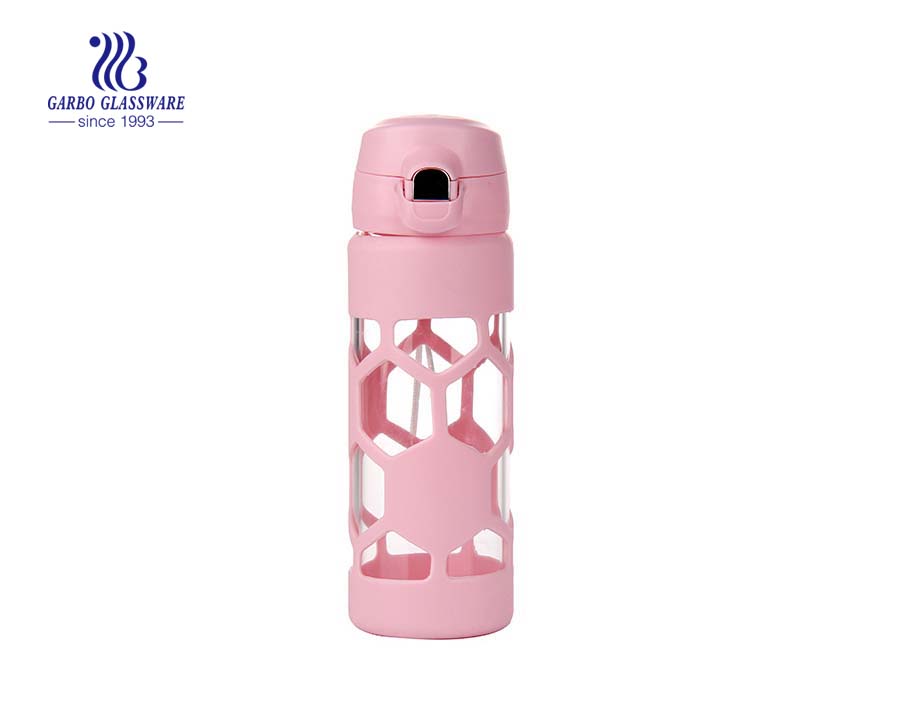 Glass Water Bottle Cold Hot Water Tea Gift Glass Bottle