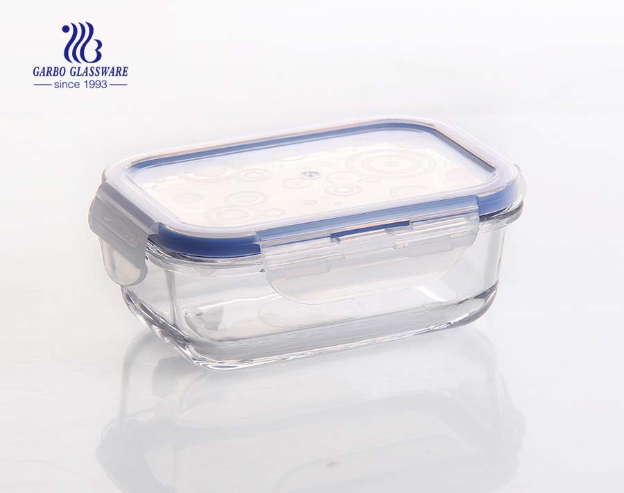 Heat resistant glass food container glass lunch box microwave safe